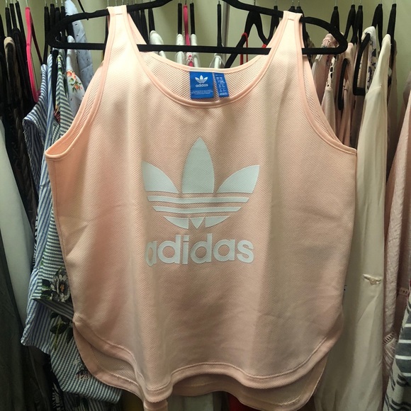 adidas Tops - Light pink adidas tank